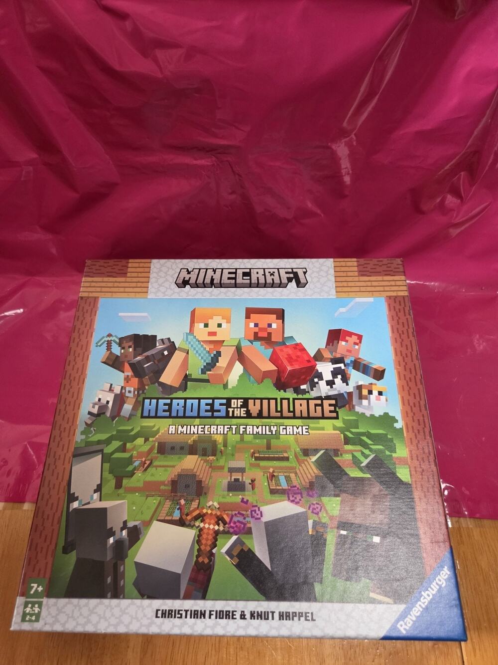Minecraft Heroes of The Village Board Game for Kids Age 7+ Years